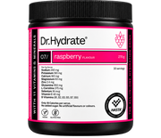 Dr Hydrate Raspberry electrolyte jar