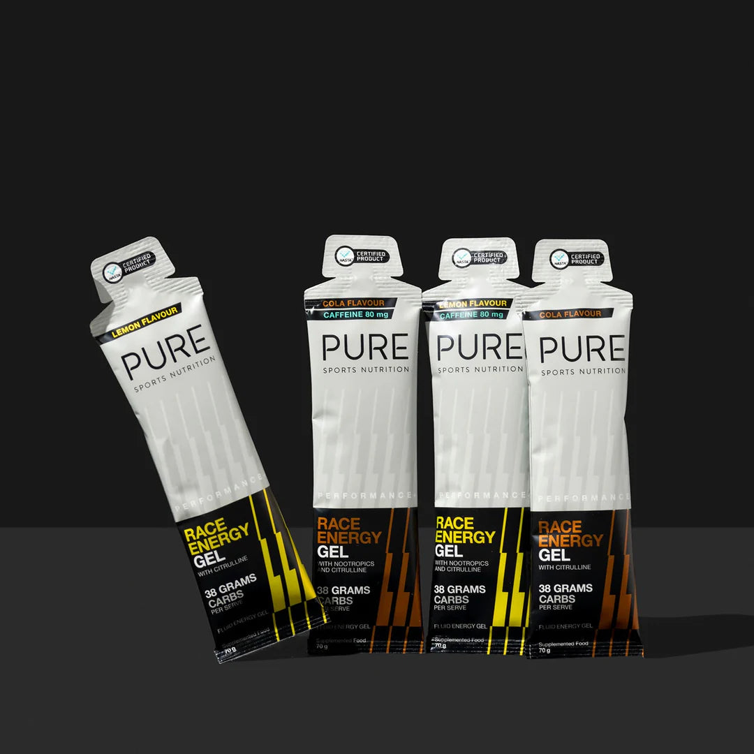 PURE Performance + Race Energy Gel - Cola + Caffeine