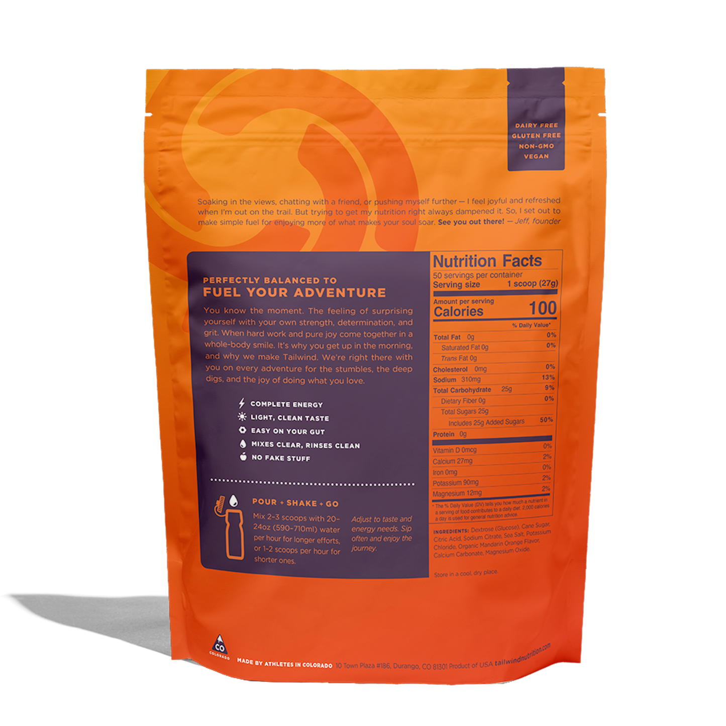 Tailwind Nutrition Endurance Fuel - Mandarin