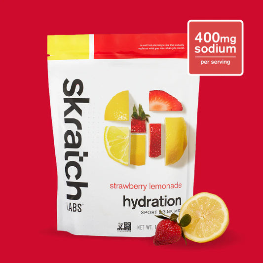 Skratch Sport Hydration Drink Mix Bag - Strawberry & Lemonade