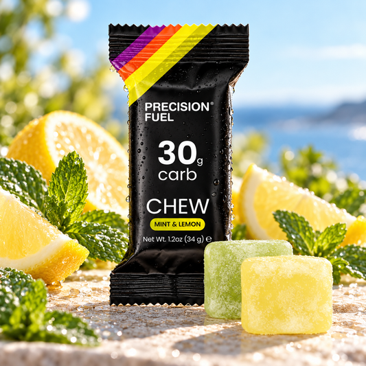 PF 30 Mint & Lemon Energy Chews with fresh lemon and mint
