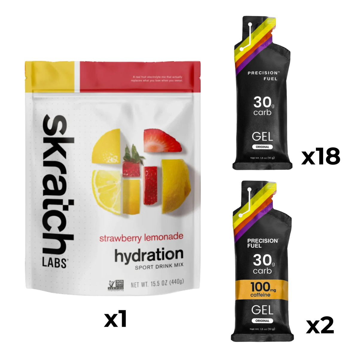 4:30hr – 5:00hr Marathon Pack - Gels & Race Fuel