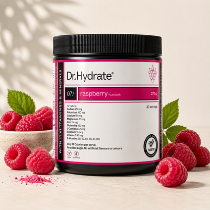 Dr Hydrate Jar 30 Serves - Raspberry