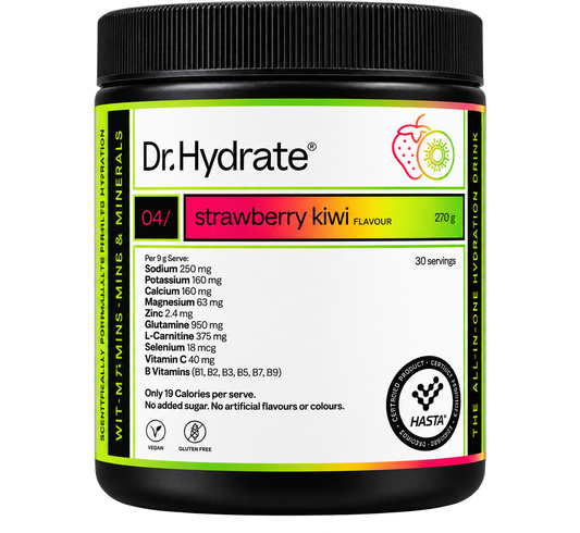 Dr Hydrate Strawberry Kiwi electrolyte jar