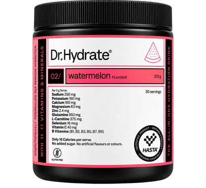 Dr Hydrate Jar 30 Serves - Watermelon
