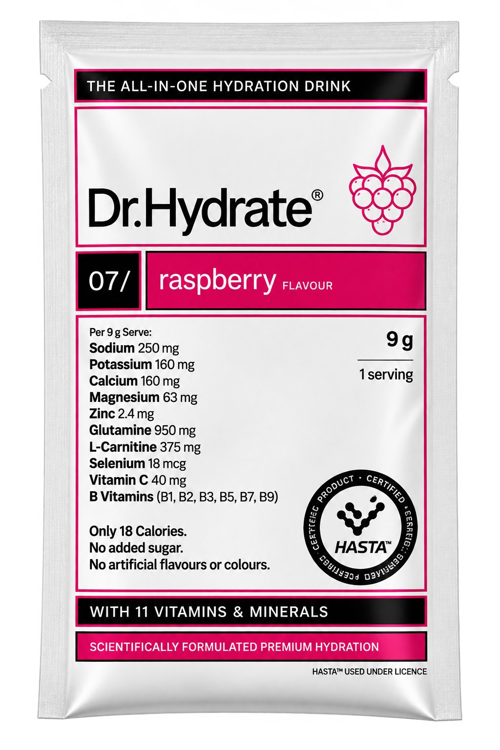 Dr Hydrate Sachet Pack - Single Serve