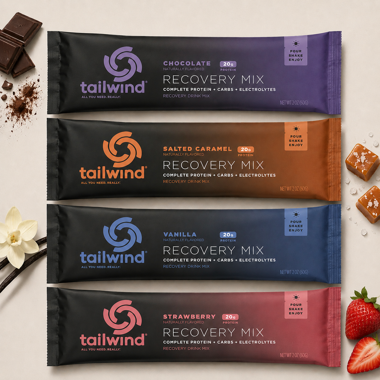 Tailwind Recovery Mix - Single Sticks