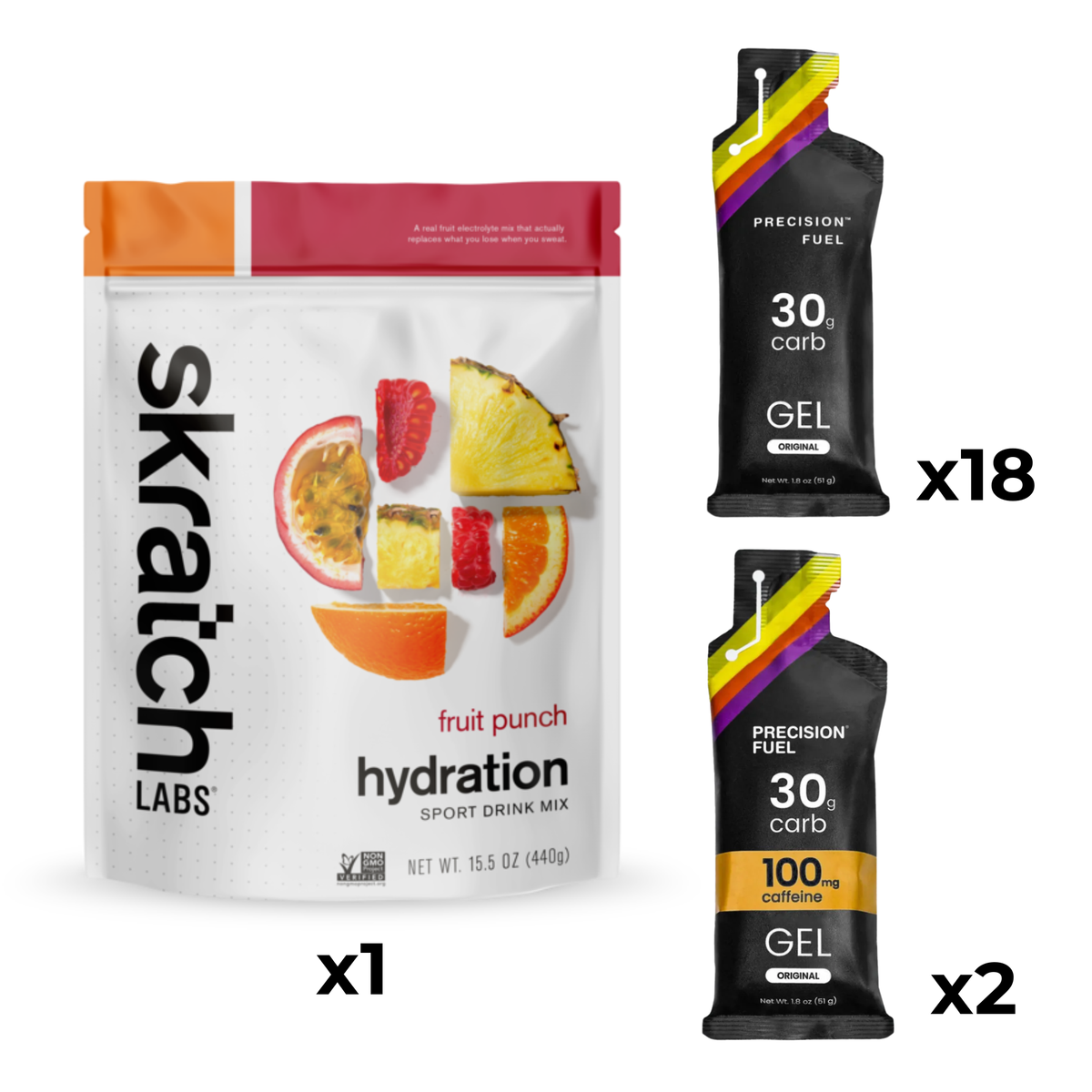 4:30hr – 5:00hr Marathon Pack - Gels & Race Fuel