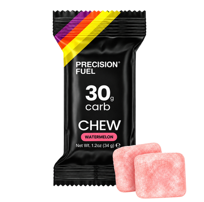 Precision Fuel & Hydration PF 30 Energy Chews Watermelon – included in the CREWED Race Day Fuel Pack