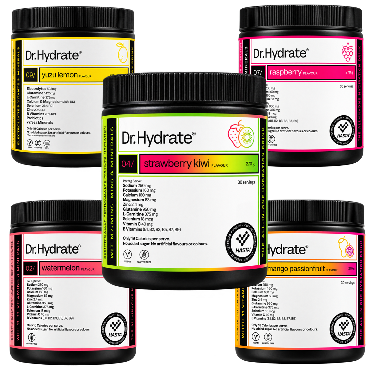 Dr Hydrate Build Your Own Electrolyte Bundle – Choose Your Flavours