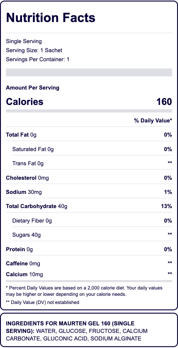 Maurten Gel 160 Energy Gel – 40g Carbs