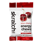 Skratch Labs Sport Energy Chews – Sour Cherry Caffeinated