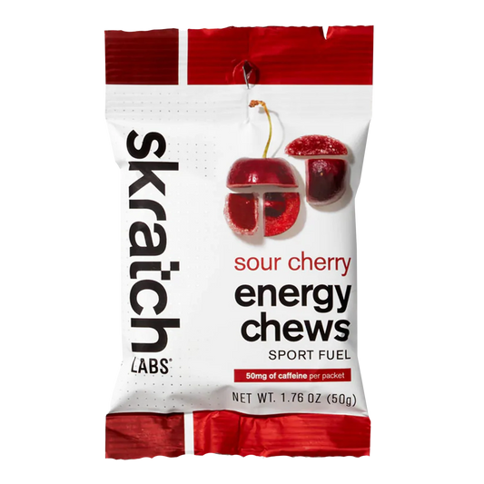 Skratch Sport Energy Chews - Sour Cherry (with caffeine)