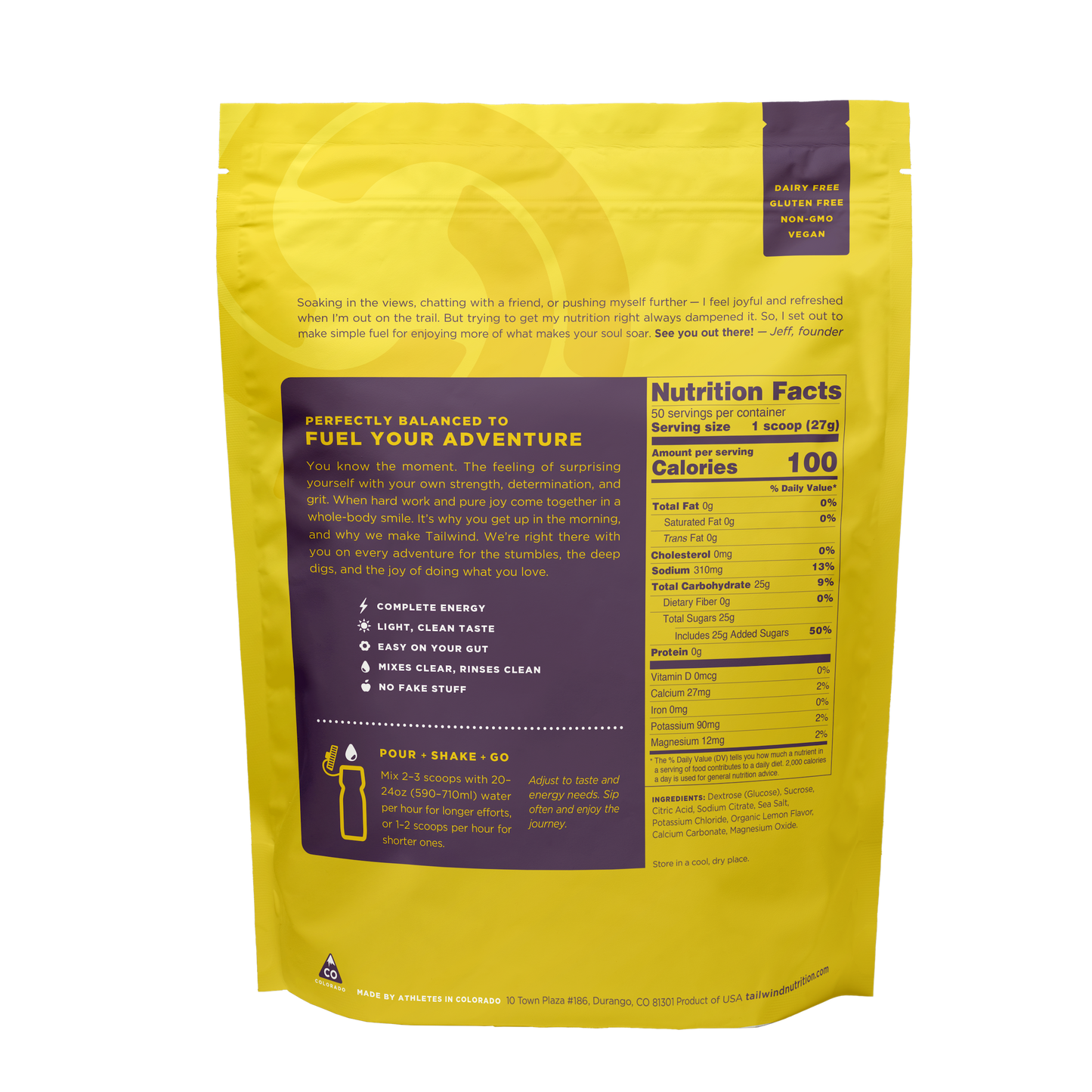 Tailwind Nutrition Endurance Fuel - Lemon
