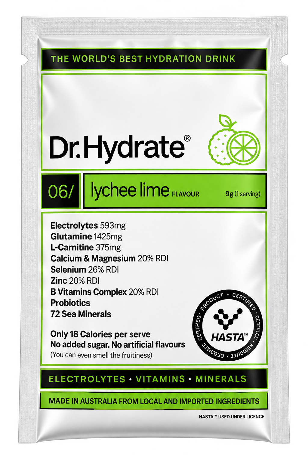 Dr Hydrate Sachet Pack - Single Serve