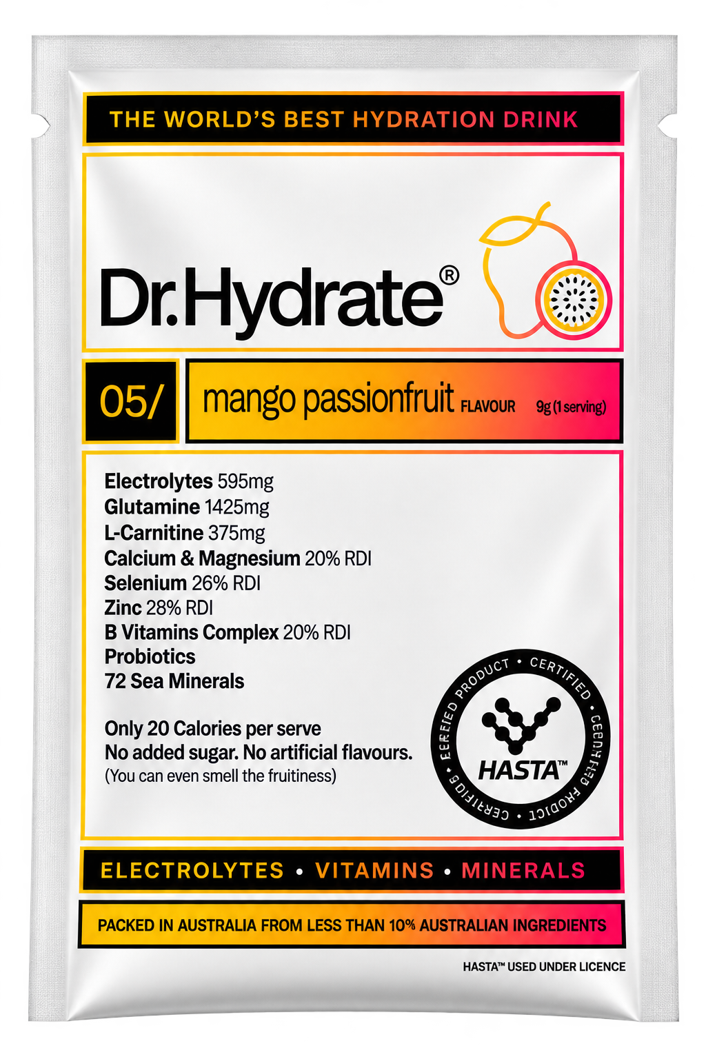 Dr Hydrate Sachet Pack - Single Serve