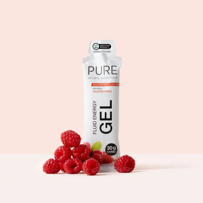 PURE Fluid Energy Gel – Raspberry – 58g