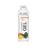 PURE Sports Nutrition Fluid Energy Gel packaging with pineapple flavor on a white background